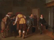 The Board Game Players, 1629. Creator: Pieter Symonsz Potter