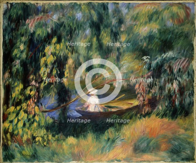 The boat, ca 1878. Creator: Renoir, Pierre Auguste (1841-1919).