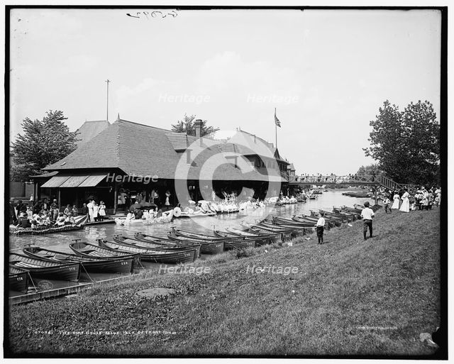 The Boat house, Belle Isle Park, Detroit, Mich., c1908. Creator: Unknown.
