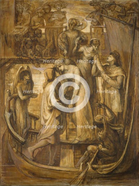 The Boat of Love, 1881. Creator: Dante Gabriel Rossetti.