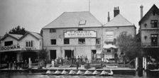 The Boathouse Before Reconstruction, 1882 1935. Artists: Mr Mundy, Hills and Saunders