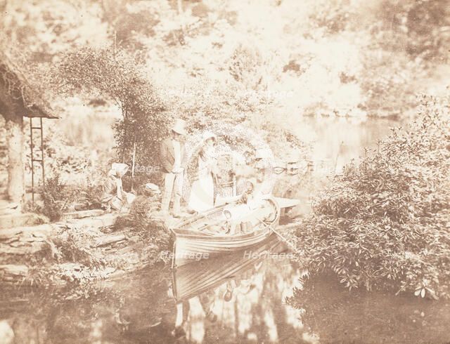 The Boating Party, 1853-56. Creator: John Dillwyn Llewelyn.