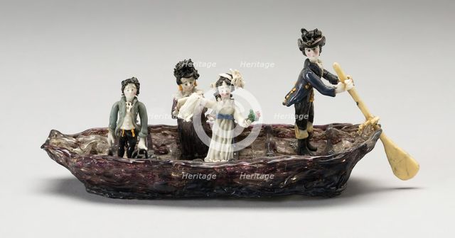 The Boating Party, France, Early to mid 19th century. Creator: Verres de Nevers.
