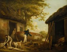 The Boatman's House. Creator: George Morland