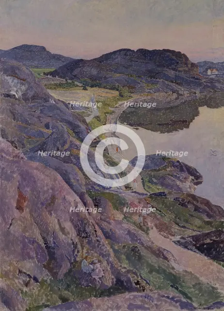 The Bögevik Road, 1919. Creator: Carl Wilhelmson.