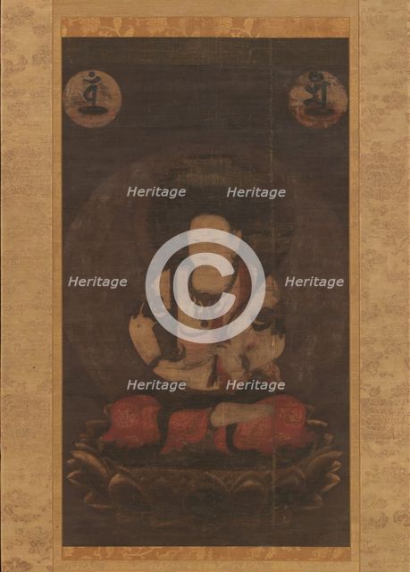 The Bodhisattva Manjushri (Monju Bosatsu), 13th century. Creator: Unknown.