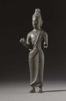 The Bodhisattva Avalokiteshvara (image 2 of 5), 8th-9th century. Creator: Unknown
