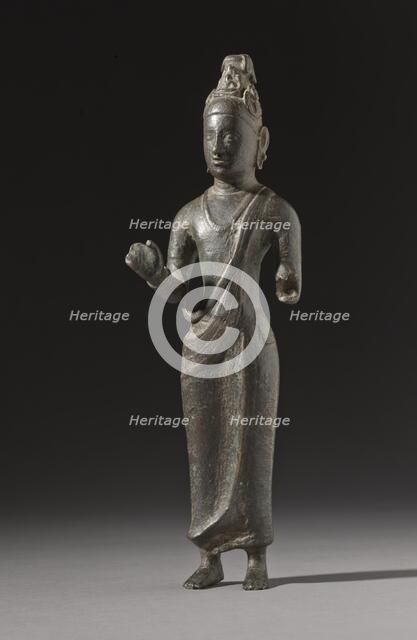 The Bodhisattva Avalokiteshvara (image 2 of 5), 8th-9th century. Creator: Unknown.