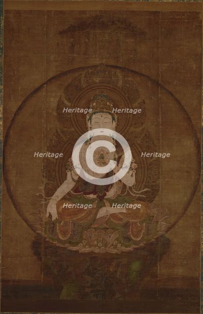 The Bodhisattva Akasagarbha (Kokuzo Bosatsu), 12th century. Artist: Anonymous  