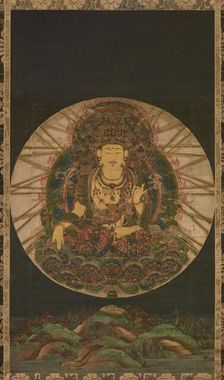 The Bodhisattva Akasagarbha (Kokuzo Bosatsu), 13th century. Creator: Anonymous ()