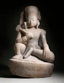 The Bodhisattva Lokanatha (image 1 of 2), c.18th century. Creator: Unknown