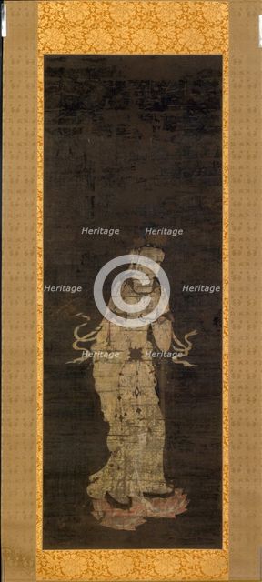 The Bodhisattva Seishi, from the triptych Approach of the Amida..., Kamakura Period, mid-13th cent. Creator: Unknown.