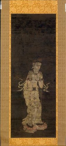 The Bodhisattva Seishi, from the triptych Approach of the Amida..., Kamakura Period, mid-13th cent. Creator: Unknown