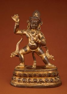 The Bodhisattva Vajrapani (image 1 of 2), 13th century. Creator: Unknown
