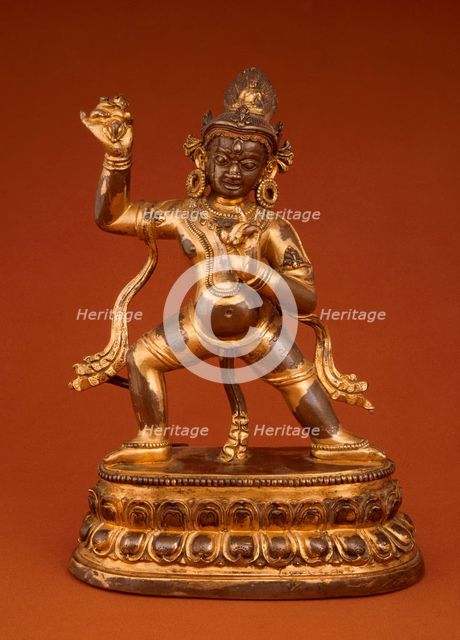 The Bodhisattva Vajrapani (image 1 of 2), 13th century. Creator: Unknown.