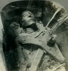 The Body of Sethos I Who Lived in the 14th Century B.C., Cairo, Egypt c1930s. Creator: Unknown