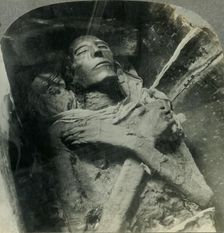 The Body of Sethos I Who Lived in the 14th Century B.C., Cairo, Egypt c1930s. Creator: Unknown
