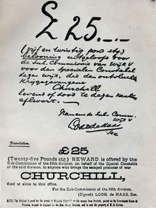 The Boers tried hard to recapture him 1899, (1945)