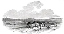 The Bog of Allen, from the Canal Side, 1850. Creator: Smyth