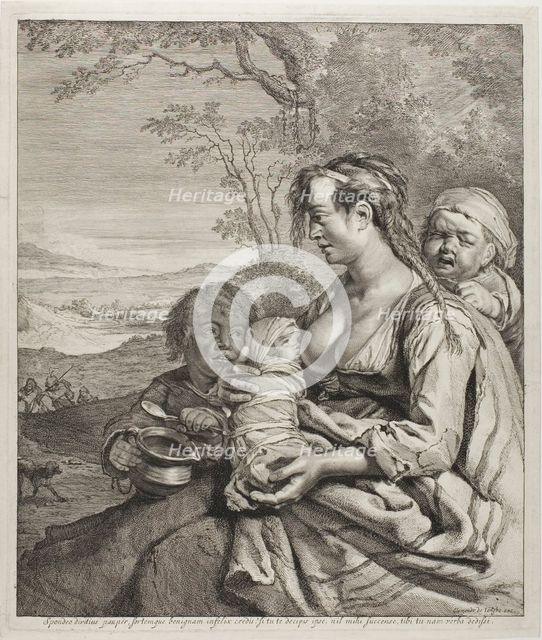The Bohemian Woman, 1651/58. Creator: Cornelis de Visscher.