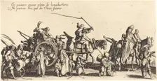 The Bohemians Marching: The Rear Guard, 1621. Creator: Jacques Callot