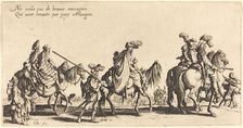 The Bohemians Marching: The Vanguard, 1621. Creator: Jacques Callot