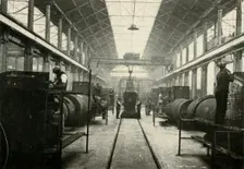 The Boiler Shop, Locomotive Works, Swindon c1930. Creator: Unknown