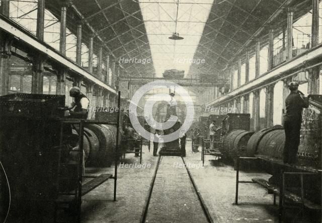 'The Boiler Shop, Locomotive Works, Swindon', c1930. Creator: Unknown.