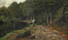 The Bois d'Amour in Pont-Aven, 1883. Creator: Luplau, Marie (1848-1925)