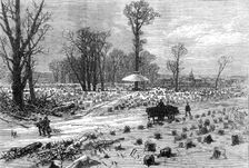 The Bois de Boulogne, Paris, (sketch by balloon post), 1871. Creator: Unknown