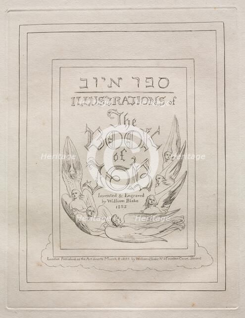 The Book of Job, 1825. Creator: William Blake (British, 1757-1827).