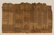 The Book of the Dead of Nes-Min, Section 7, c200-30 BC. Creator: Unknown