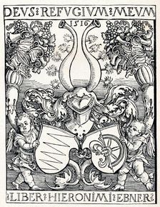 The Bookplate of Jerome Ebner 1516 (1906). Artist: Albrecht Durer
