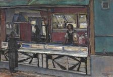 The Booth of Jan van Gent, 1938. Creator: George Morren