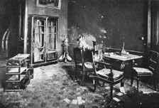 The Bolshevik Coup in Russia; The study of the Empress Dowager, Marie Feodorovna..., 1917. Creator: Unknown