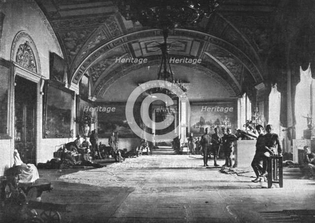 The Bolshevik Coup in Russia; Bloody days in Petrograd: the officer cadets..., 1917. Creator: Unknown.