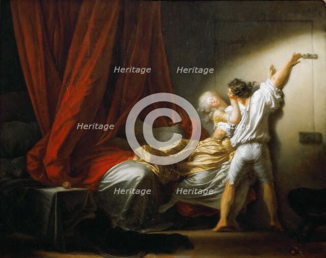 The Bolt (Le Verrou). Artist: Fragonard, Jean Honoré (1732-1806)