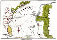The bombarment by the Royal Navy of the harbour of Kagoshima, Japan, 1863. Creator: Unknown