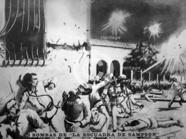 The bombs of Sampson Squadron, (1898), 1920s. Artist: Unknown