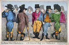 The Bond Street battalion - or hospital staff from Holland!!! 1799. Creator: Anon