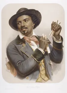 The Bone Player, 1857. Creator: Jean-Baptiste Adolphe Lafosse
