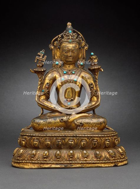 The Bonpo Deity Kunzang Akor (image 1 of 2), 16th century. Creator: Unknown.