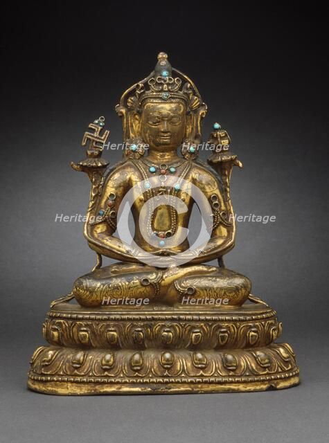 The Bonpo Deity Kunzang Akor (image 1 of 2), 16th century. Creator: Unknown.