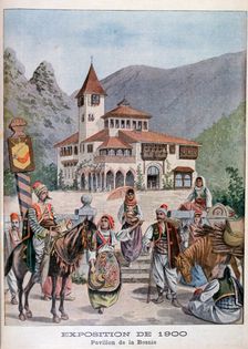 The Bosnian pavilion at the Universal Exhibition of 1900, Paris, 1900