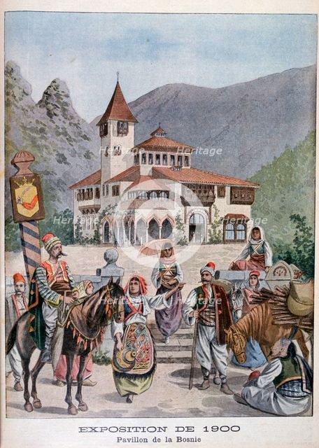 The Bosnian pavilion at the Universal Exhibition of 1900, Paris, 1900. Artist: Unknown