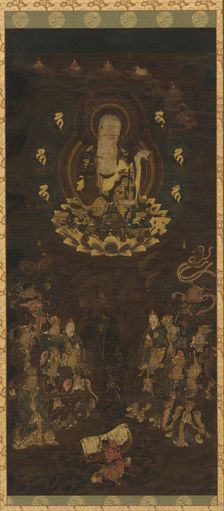 The Bosatsu Jizo and Ten Kings of Hell, Kamakura period, 1185-1333. Creator: Unknown