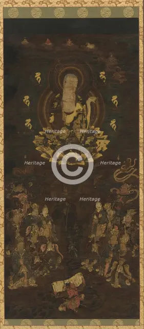 The Bosatsu Jizo and Ten Kings of Hell, Kamakura period, 1185-1333. Creator: Unknown.