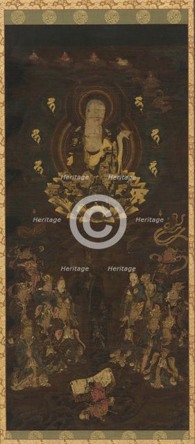 The Bosatsu Jizo and Ten Kings of Hell, Kamakura period, 1185-1333. Creator: Unknown.