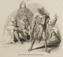 The Bosjesmans at the Egyptian Hall, Piccadilly 1847. Creator: Unknown