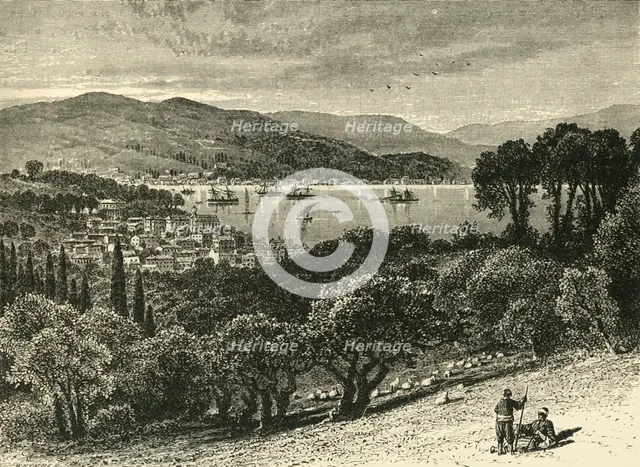 'The Bosphorus, from Therapia', 1890. Creator: Unknown.